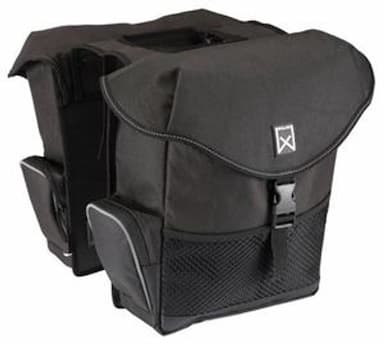 Sportieve dubbele bagagetas XL zwart