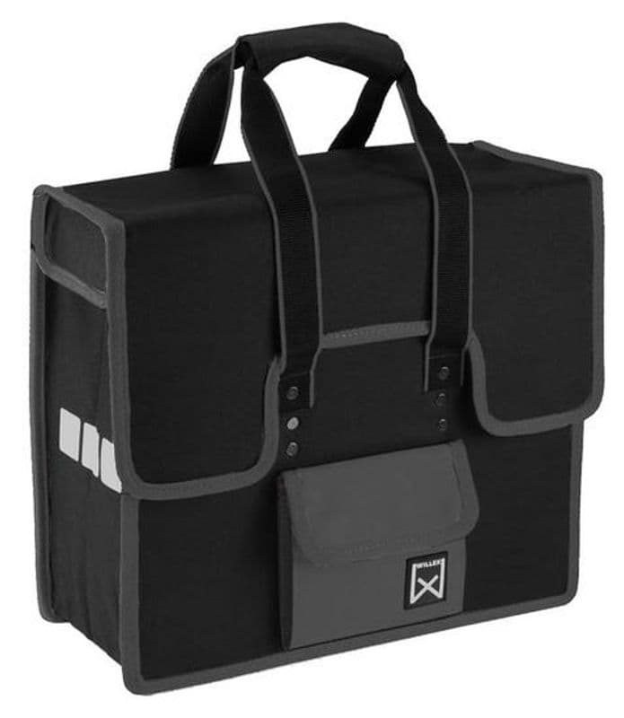 Enkele shopper zwart/grijs
