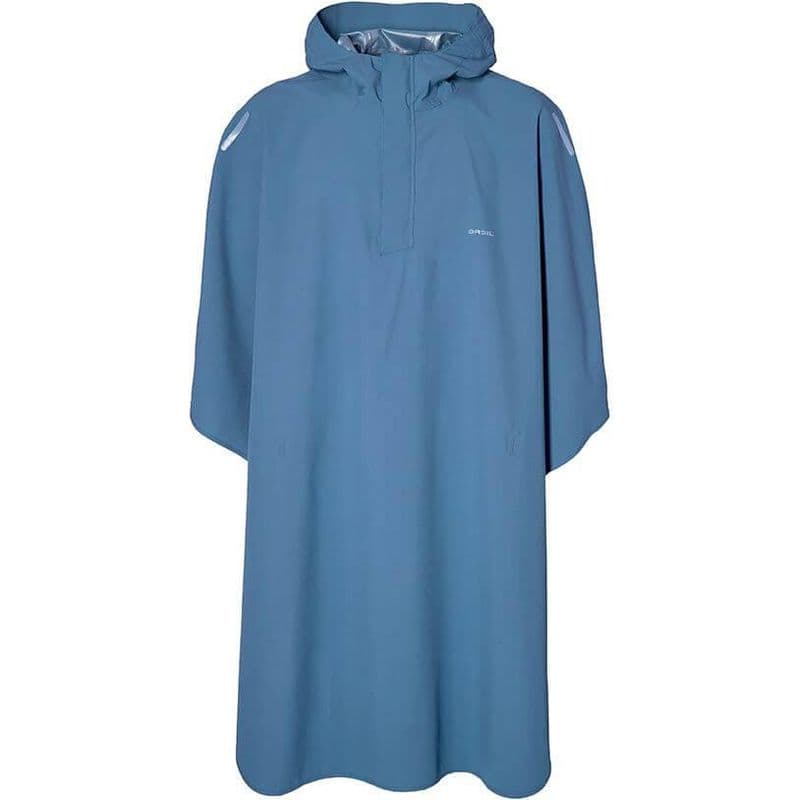 Poncho Hoga unisex blauw
