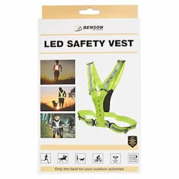 LED Veiligheidsvest – Verstelbaar & Waterdicht