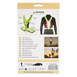 LED Veiligheidsvest – Verstelbaar & Waterdicht