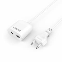 Oplader met 1,9 meter snoer (USB-C & USB-A)