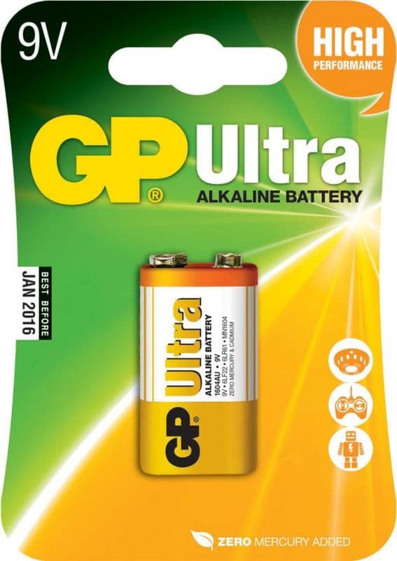 GP ULTRA 9 volt E