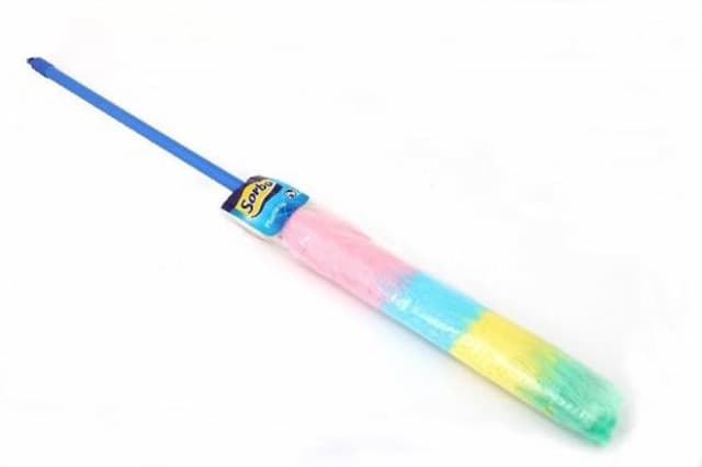 Plumeau met telescoopsteel