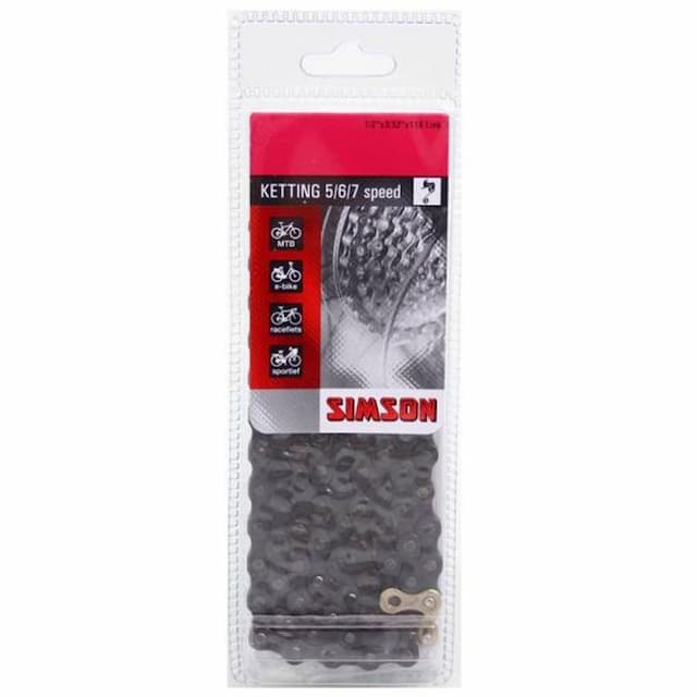 Simson derailleur ketting 5-7 speed 