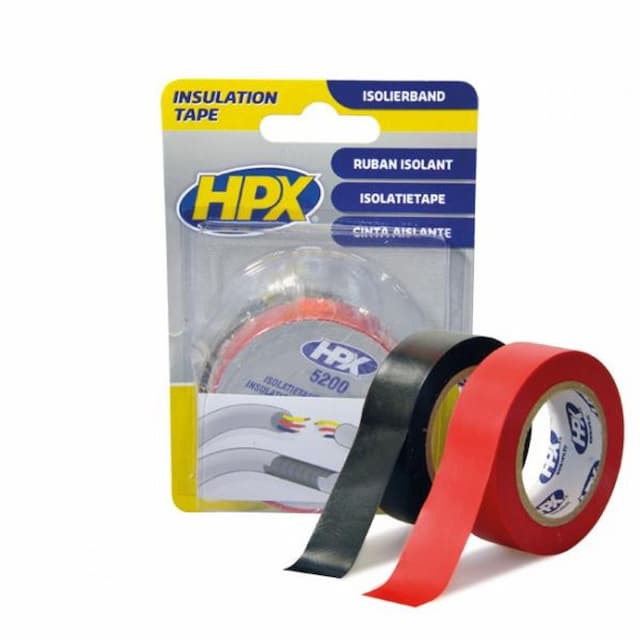 Isolatietape PVC Zwart en Rood