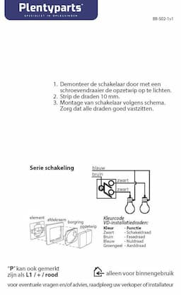 Peha Serie schakelaar creme