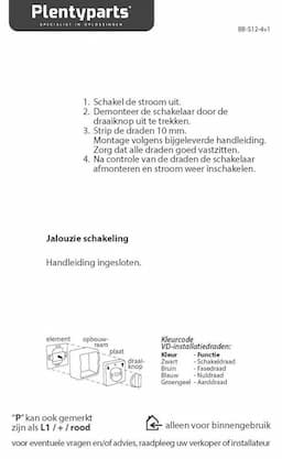 Peha opbouw jaloezie schakelaar polarwit