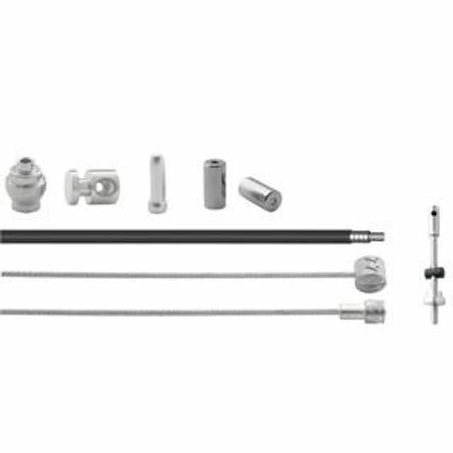 Elvedes remkabel achter + inbus RVS zwart