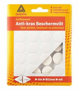 Krasvilt rond 22 mm zelfklevend