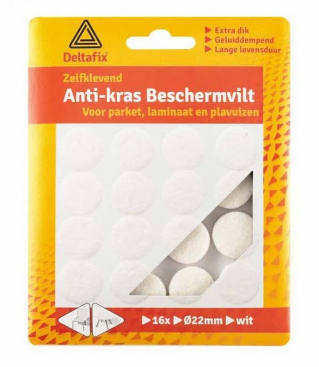 Krasvilt rond 22 mm zelfklevend