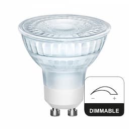 Spot GU10 5W Dimbaar Volglas