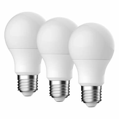 Standaard E27 8,6W Mat 3-pack