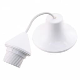 Snoerpendel E27 wit