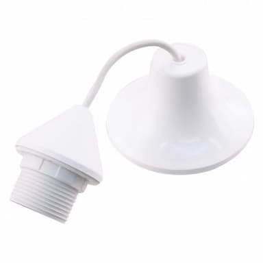 Snoerpendel E27 wit