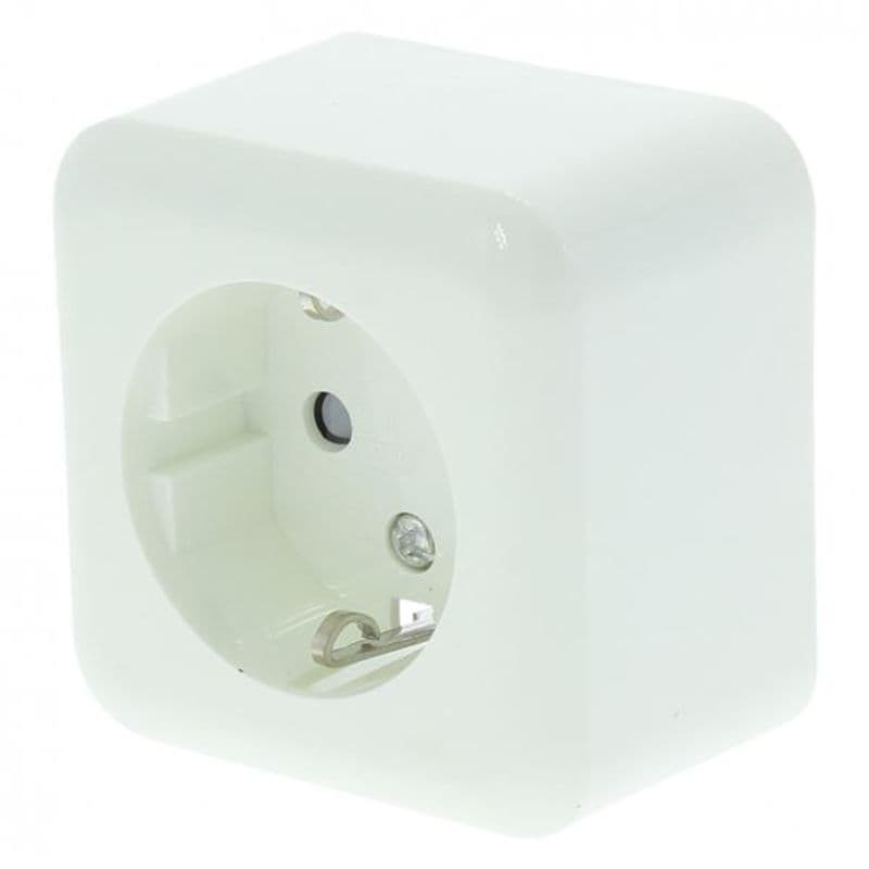Opbouw contactdoos met randaarde