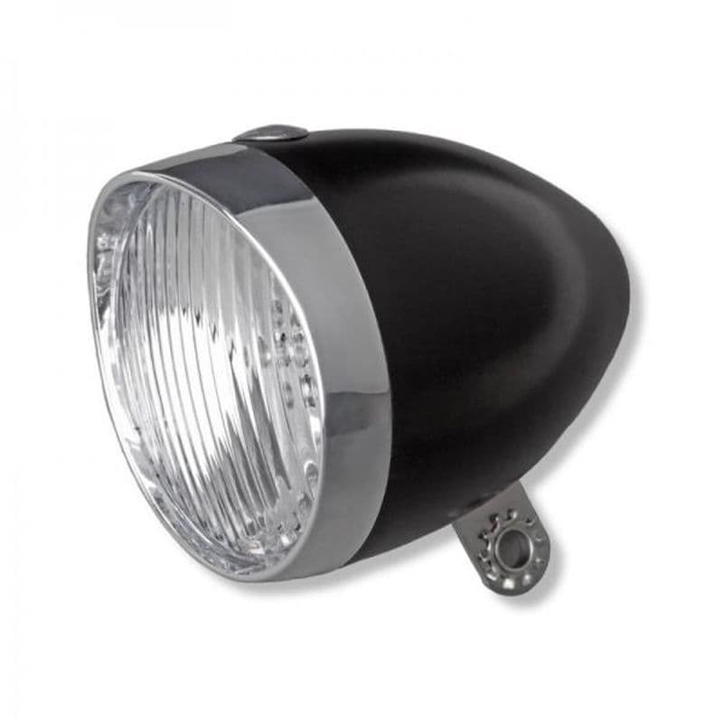 Lynx retro koplamp zwart