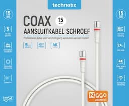 Coax aansluitkabel schroef