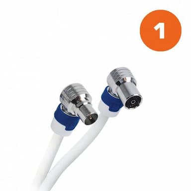 Coax aansluitkabel KOKA9 haaks