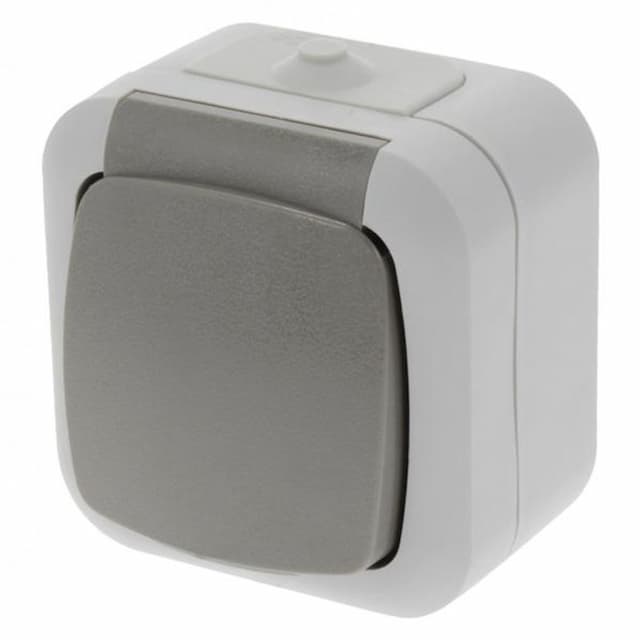 Opbouw contactdoos met randaarde spatwaterdicht