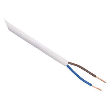 VMVS kabel 2 x 0,75 wit