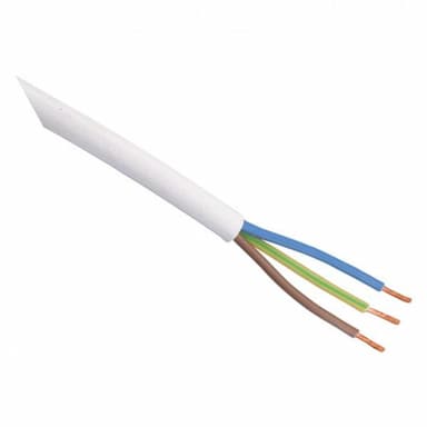 VMVL kabel 3 x 1 wit