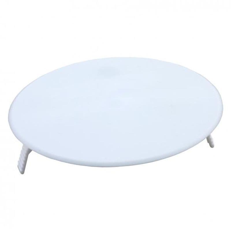 Blindplaat rond wit