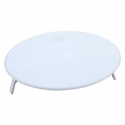 Blindplaat rond wit
