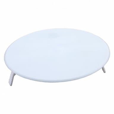 Blindplaat rond wit