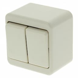 Berker serie schakelaar opbouw creme