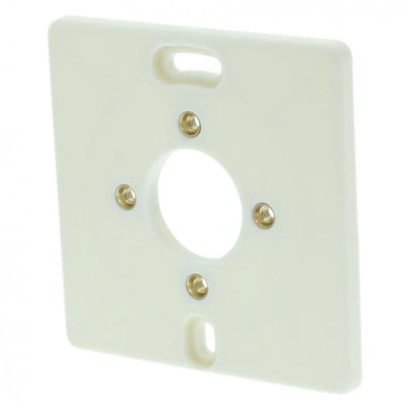 Universele montageplaat enkel creme