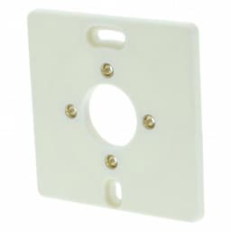 Universele montageplaat enkel creme
