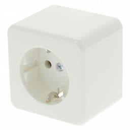 Contactdoos RA polarwit