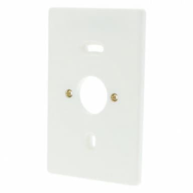 Universele montageplaat combinatie polarwit