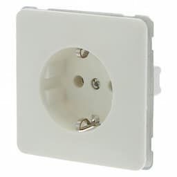Peha inbouw contactdoos met randaarde polarwit