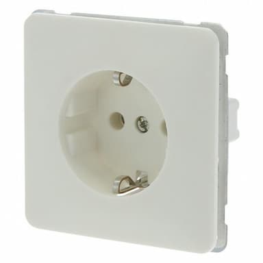 Peha inbouw contactdoos met randaarde polarwit