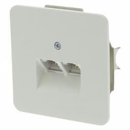 Peha inbouw UTP contactdoos polarwit