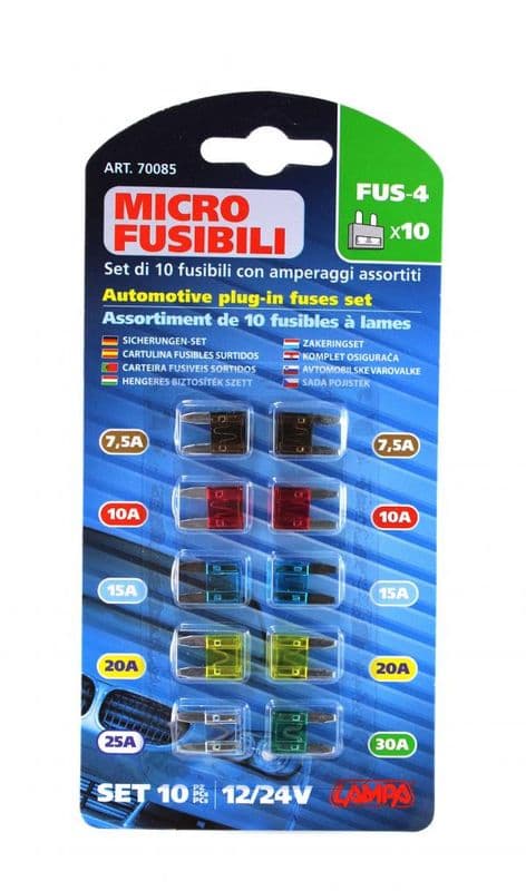Steekzekeringen set mini