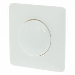 Peha centraalplaat met dimmer knop polarwit