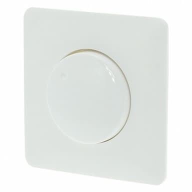 Peha centraalplaat met dimmer knop polarwit