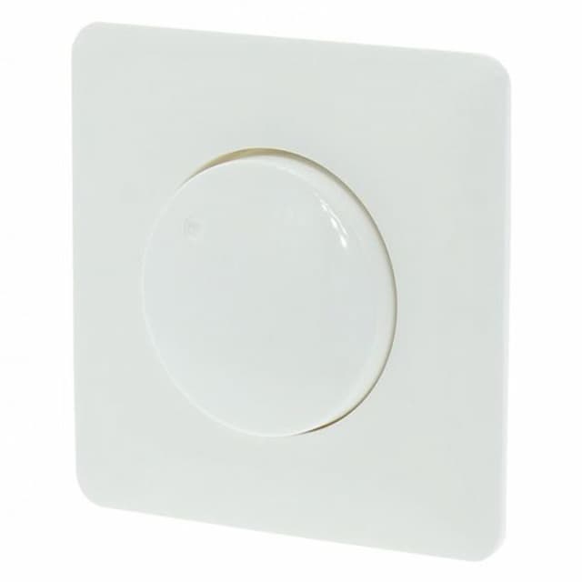 Peha centraalplaat met dimmer knop polarwit