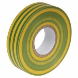 Isolatietape PVC geel/groen