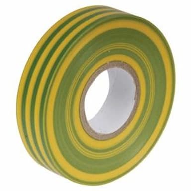 Isolatietape PVC geel/groen