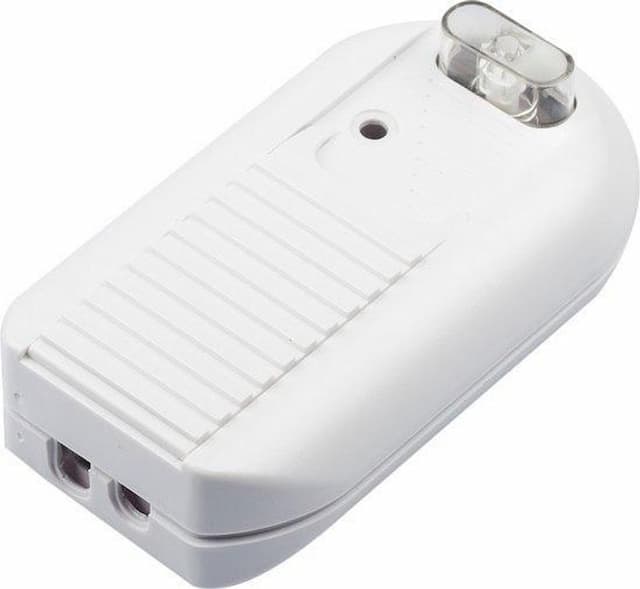 Vloerdimmer met schakelaar wit