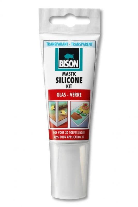Bison Siliconenkit Glas