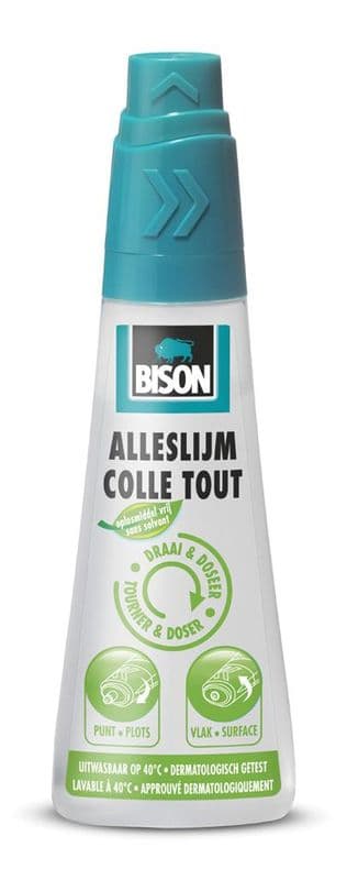 Bison Alleslijm Oplosmiddelvrij