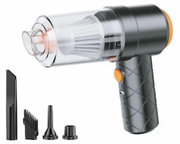 2-in-1 Stofzuiger en compressor mini