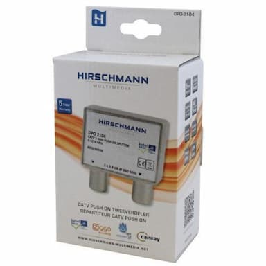 Coax opdruk verdeler IEC