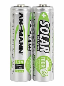 Solar accu AA 2 stuks