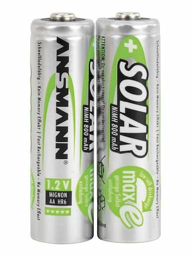 Solar accu AA 2 stuks